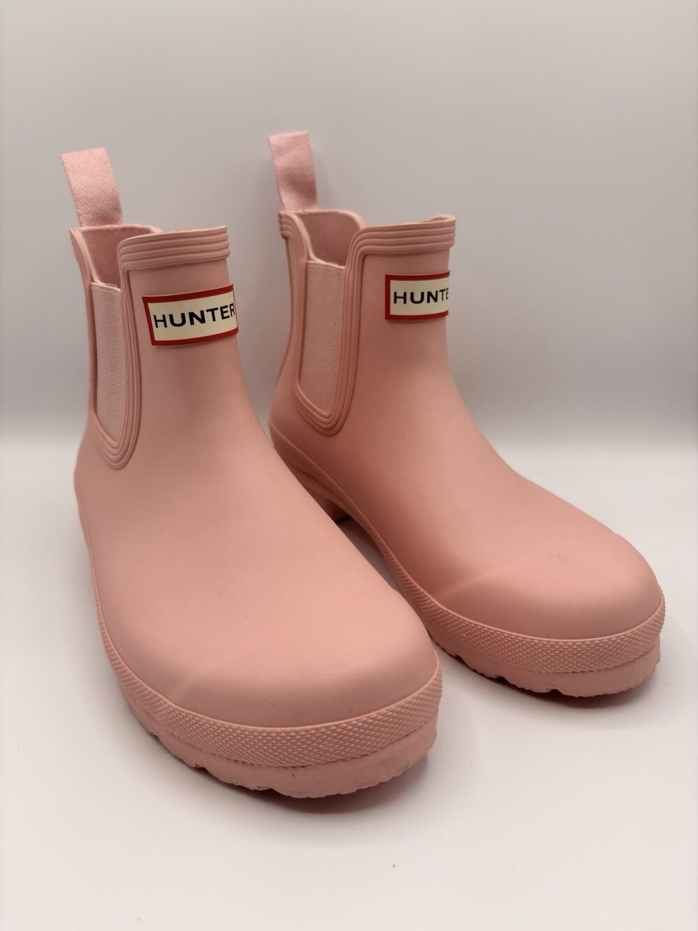 Hunter Chelsea Rain Boots Pink Women’s Sz US 5 EU 36 Excellent